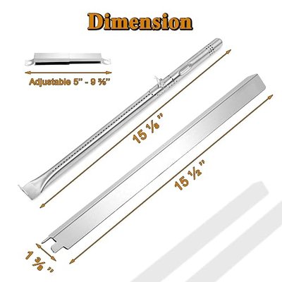 463630021 Grill Replacement Parts for Charbroil Performance 2 Burner Grill Parts 463655421 463660021 463660421 463655021 463655621 Charbroil G428-5102-W1 G327-2100-W1 Burner G325-0002-W1 Heat Tent