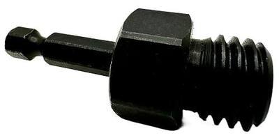 DA3 5/8"-11 to 1/4" Hex Shank Heavy Duty Drill Adapter | Converts 5/8"-11 backing pads or core drill bits to 1/4" hex shank for drills and drill presses