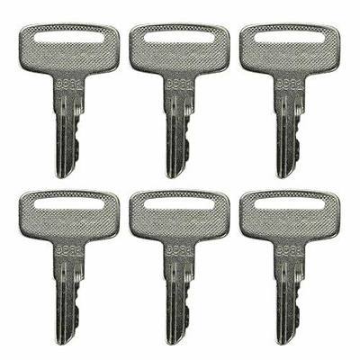 6PCS Ignition Key 9901 Compatible with J-LG Manlift Lifts 2033E3 1932E3 1532E2