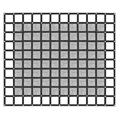 Heavy Duty 81" x 96" Truck Bed Cargo Net with 1500LBS Capacity | 6.75' x 8' Cargo Net With Adjustable Cam Buckles & S-Hooks & Cross Strap For Pickup Truck Bed Trailer SUV Jeeps