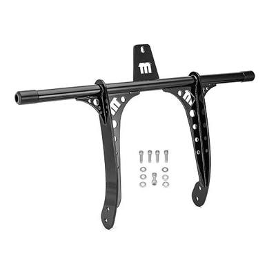 Wsays Front Crash Bar Flat-Out Highway Engine Guard Compatible with Harley Dyna FLD FXD/I FXDB/I FXDC/I FXDF FXDL/I 2006-2017 with Forward Controls or Floorboards (Gloss Black)