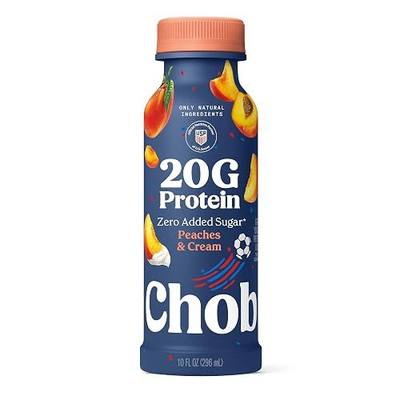 Chobani® 20g Lowfat Greek Yogurt Drink Peaches & Cream 10 fl oz