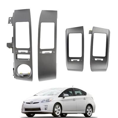 Center Inner A/C Dash Air Vent Trim Panel Compatible With Toyota Prius 1.5L 2004-2009 Air Vent Outlet Panel 4PCS Left and Right Side Replaces 55670-47060 55680-47020