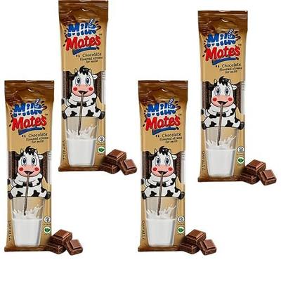 20 Milky Sip Chocolate Flavored Straws For Milk - 4 Packs of Milk Flavoring Straws, 5 Straws in Each. Magical Chocolate Flavor Makes Children Eager, Want and Love to Drink Milk | Milk Flavoring, 5 in Each, Magical Chocolate Flavor Makes Children Eager, Want and Love to Drink Milk