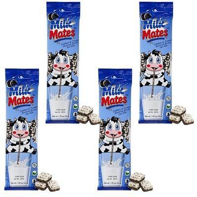 20 Milky Sip Cookies and Cream Flavored Straws For Milk - 4 Packs of Milk Flavoring Straws, 5 Straws in Each. Magical Cookies and Cream Flavor Makes Children Eager, Want and Love to Drink Milk | 4 Packs of Milk Flavoring Straws, 5 in Each, For Milk, Magical Flavor Makes Children Eager, Want and Love