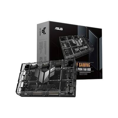 ASUS TUF Gaming ARGB PWM Fan Hub (Connects six case Fans, PWM Fan and RGB Connector, Clear Power and Operation Indicators, Stable Dual SATA Power Support), 2 Year Warranty
