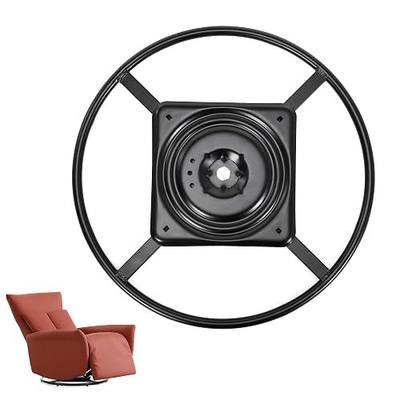Frassie 24 Inch Recliner Chair Swivel Ring Base Replacement with 10" Plate | Heavy Duty Rocking Single Sofa Bottom Ring Part