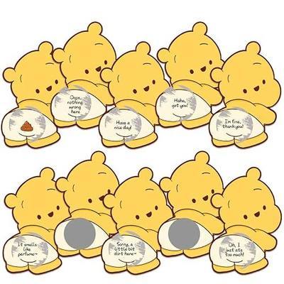 Ggjgrpx 40Pcs Winnie Poopie Scratch Off Lottery Tickets, Baby Shower Scratch Off Game Cards, Who Can Find Poopie Baby Shower Party Games, Funny Party Icebreaker Game Ideas for Gender Reveal