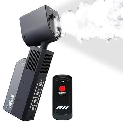 PMI SmokeNINJA PRO HAZER KIT - Portable Fog Machine with Bluetooth, Upgraded Anti-Leak Fog Chamber, 3rd-Gen Haze Nozzle, 3-Min Continuous Output, USB-C Powered for Cinematic, Studio & Event Use