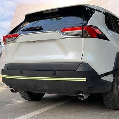 Rear Bumper Protector for Cars, Car Bumper Guard with Long Safety Reflector | Nighttime Visibility, Rear Bumper Guards 72" x 8.07" x 0.4"(DO NOT DRIVE WITH IT ON)