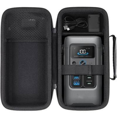 co2CREA Hard Travel Case for Anker SOLIX C200 DC Power Bank Station | Outdoor 192Wh 60,000mAh Portable Power Station Compatibility, Mesh Pocket, Durable Carrying Handle, Outdoor Storage Bag
