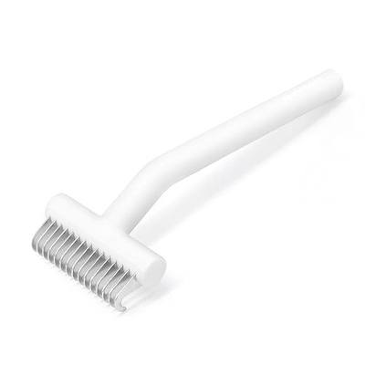 dancemoon PawRake, Cat and Dog Brush for Shedding and Undercoat Dematting, Pet Grooming Tool for Medium to Long Hair Pets, Skin-Safe and Lightweight