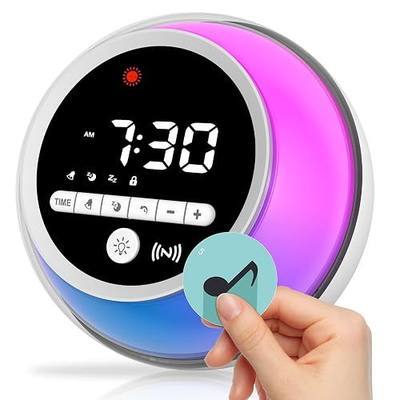 Ok to Wake Clock, Kids Alarm Clock with Music Cards Sound Machine, Nap Timer, Sleep Training Clock for Toddlers, Child