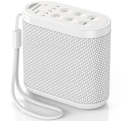 Portable Sound Machine White Noise Machine for Adults, Baby Sleeping & Travel: Super Long-Lasting & Rechargeable Battery, Headphone Jack, 21 Sounds - Noise Canceling for Office Privacy, Home, Gift