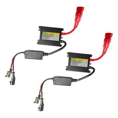 DXNQ 2 PCS DC 12V 55W Xenon HID Ballast, Ultrathin Xenon HID Ballast Control Unit with Igniter Module, DC Headlight Stabilizer Control Module Replacement, Car Accessories