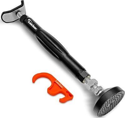 KAEDEAR Motorcycle Maintenance Stand with Brake Holder, Aluminum, Easy Wheel Rotation, Easy Turn, Ergonomic, For Chain Cleaning, Lubrication and Service, Grip Stand KDR-ST1 (Black)
