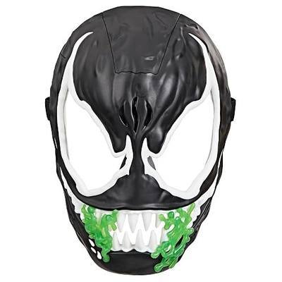 Marvel Spider-Man VenomVersus Venom Glow-in-The-Dark Mask for Role Play, Super Hero Toys for Kids, Ages 5+