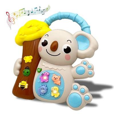 Musical Toys for 1 Year Old Boys and Girls, Baby Light Up Piano Keyboard Musical Toys for Toddlers 1-3, Early Learning Educational Toys, 1 Year Old Baby Boy Girl Toys Gifts (Koala)