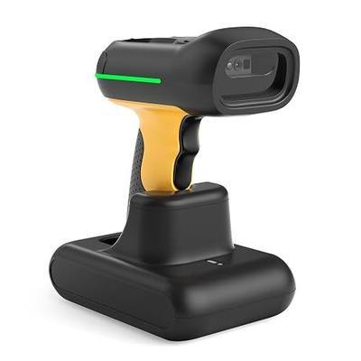 Inateck Industrial 2D Barcode Scanner, IP67 with Charging Dock, BCST-75S | Smart Charging Stand, IP67 Dustproof & Waterproof, 12ft Drop-Resistant, 2600mAh Battery, 180-Day Standby, APP & SDK