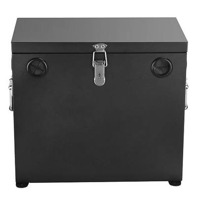 Sidasu Stainless Steel Battery Box for Group 27 Marine Boat RV Trailer | Lockable Steel Case for Battery, Prevents Water Damage, Anti-Rust Coating, Fits 12V Group 24/27 Batteries