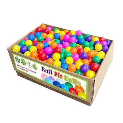500 1000Pcs Ball Pit for Kids Toddlers Boys Girls-BPA-Free Plastic Balls Soft Reusable Crush-Resistant Non-Toxic Phthalate Free Multipurpose Play Pitball Toy Pack - Pastel/Multicolored
