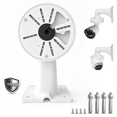 OOSSXX Universal CCTV Security Camera Mount Wall Mount Bracket for Surveillance House Indoor Bullet Dome IP Camera Holder Outdoor Junction Box Cable Pole Mounting Arm Outdoor Video Surveillance