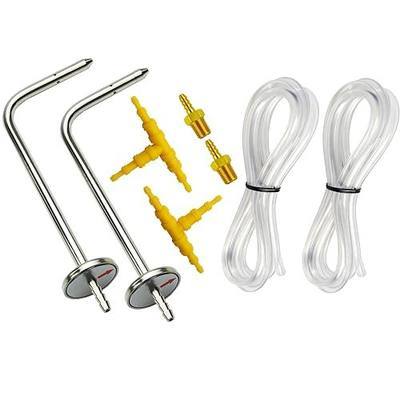 ZIBOO JL3MN Manometer Probe Kit, Compatible with Klein Tools ET180 Digital Manometer Compatible with Fieldpiece JL3KM2, SDMN5,SDMN6,ADMN2,HVAC Pitot Static Tube Fit
