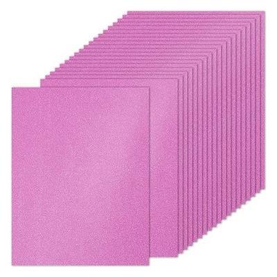 PATIKIL 20 Sheets Dark Pink Glitter Cardstock 8.5 x 11 in, Glitter Card Stock Paper Rectangle Premium Sparkly Paper Craft Cardstock Paper 250gsm for Scrapbook Card DIY Art Wedding Party