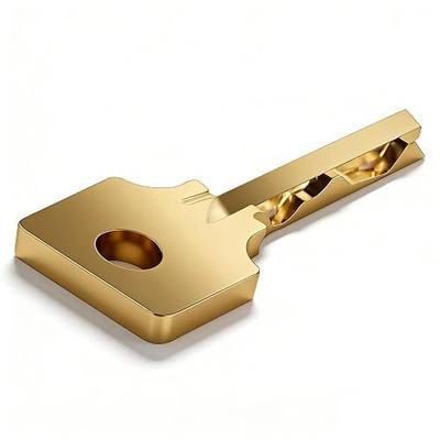 F-50 Key,1Pc,Plug-and-Play Direct Insert Design | Fit for Ford Vending Bottom Machine Lock,Hard Solid Metal With Precision Cut Key Teeth,Resist Bending And Breaking