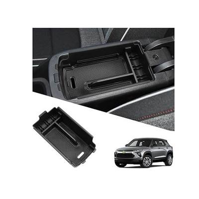 Ruiya Center Console Organizer for 2021-2026 Chevy Trailblazer Accessories ABS Material Armrest Console Organizer Compatible with 2021-2025 2026 Chevy Trailblazer RS/LS/LT/Activ