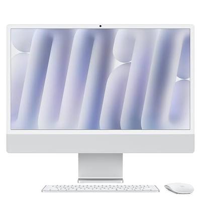 Apple 2024 iMac All-in-One Desktop Computer with M4 chip with 10-core CPU and 10-core GPU: Built for Apple Intelligence, 24GB Unified Memory, 1TB SSD Storage - Silver