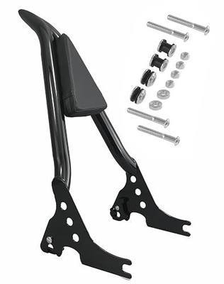 Black Detachable Sissy Bar Compatible With Harley Sportster | Detachable Passenger Backrest Fit For Harley Sportster Iron 883 XL 883 XL 1200 2004-2023