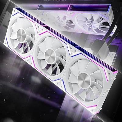 Asiahorse Dawn 120mm Case Fan, ARGB PWM 1850RPM/71CFM Airflow, Forward & Reverse Blade Design, Low Noise, Precision HDB Bearings High Performance UNI PC Fan Modular Daisy Chain
