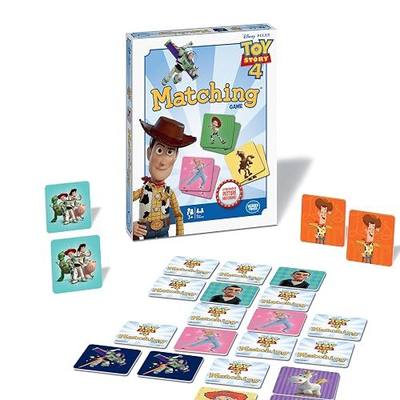 Wonder Forge Toy Story 4 Matching Game | Build Focus and Memory with Woody, Buzz, and Beloved Pixar Characters | Fun and Engaging Activity for Kids Ages 3+