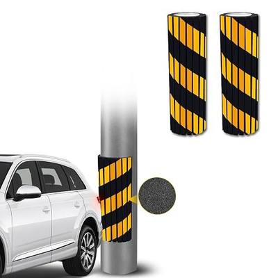 DGSL Garage Wall Protector,2pcs Foam Wall Corner Guard for Parking Garages - Reflective Wall Bumper Guards,Garage Bumpers for Parking Car Wall Corner Edge and Corner Guards (Yellow+Black)