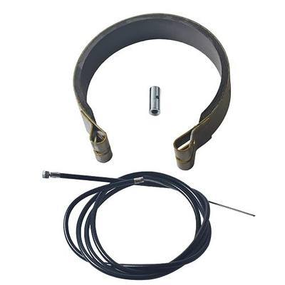 Rear 4" Drum Brake Band Pin Brake Cable Kit For Predator 212 420 196cc ATV For Manco Bandit Critter 1492 4316 297 Go Kart For Rotary 484 For Azusa 2251-B Yard Cart