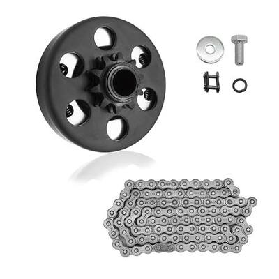 Centrifugal Clutch, Go Kart Clutch 3/4 Bore 10T with #40 41 420 Chain for Mini Bike, Go Kart, predator 212, Lawnmower and Honda GC GX 2-6.5HP Engine GC160 GC190 GX120 GX140 GX160 GX200.