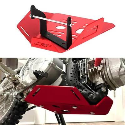 Front Skid Plate Lower Engine Bash Cover Guard For CRF110F 2013-2024 (RED)