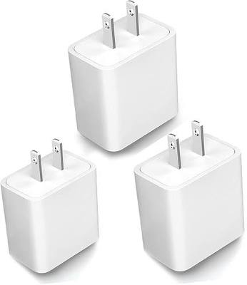 3 Pack USB Charger 5V 2A 10W AC DC Power Adapter for Wyze Cam V1 V2 V3 V4 Pan, Google Nest Cam, Blink 4/3/Mini XT/XT2, Ring Spotlight Ring Stick Cam, YI Dome Outdoor Camera Charging Block Plug & More