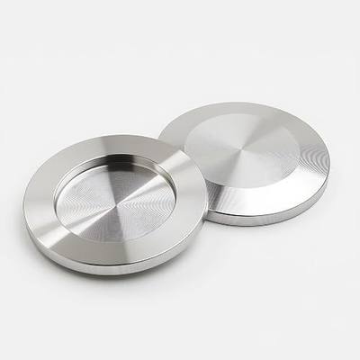 304 Stainless Steel KF25 Blank Flange, 2pcs | Vacuum Flange Plate, Blind Flange, End Blank Fittings