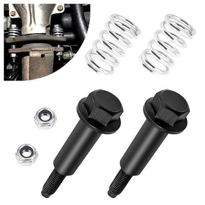 M8x1.25x82mm Exhaust Bolts and Nuts Kit with 2 Exhaust Studs,2 Exhaust Springs and 2 Nuts,Exhaust Flange Bolts OEM#35129,4682,ES491,Compatible with Acura BMW Chevrolet Ford lsuzu Jeep