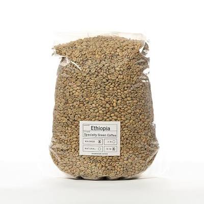 Ethiopia Unroasted Specialty Green Coffee Beans - Single Origin 100% Arabica - Bulk Wholesale Pricing (10 Pound Bag /4.5kg)