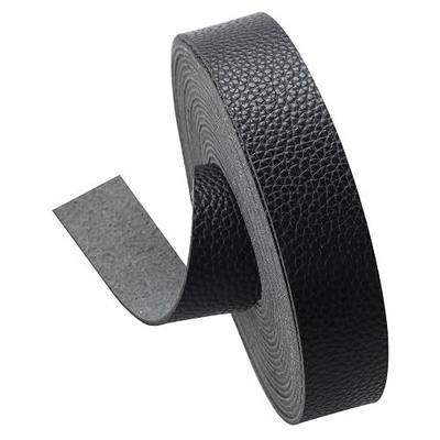 picheng Faux Leather Strap 1 Inches Wide Lychee Texture Leather Straps for Crafts, 200 Inches Long Faux Leather Strips