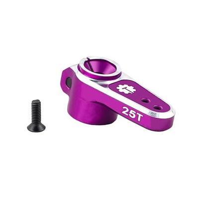 7075 Aluminum 25T Micro Servo Horn with M1.4 Threaded Holes for REEFS RC 99 Micro Servo 1/24 Axial SCX24 AX24 Upgrades