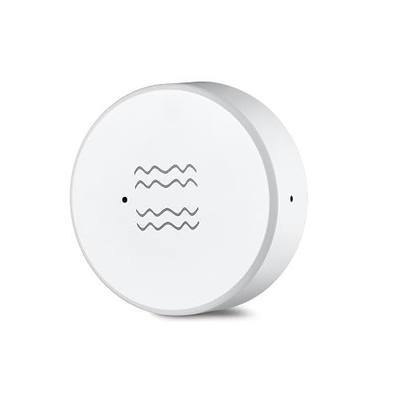 Haozee Zigbee Smart Vibration Sensor,Real Time Monitoring,Door Window Vibration Detection Alarm for Home Security,App Remote Control,Support Home Assistant Zigbee2MQTT