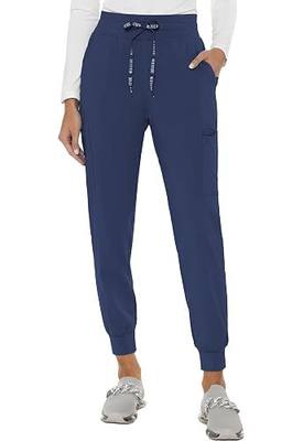 Med Couture Women's Cargo Scrub Jogger Pants, 6 Pockets, Ultra Soft, Stretch, Easy Care Soft Medical Uniform Bottoms - MC7705