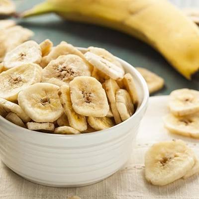 Dried Banana Chips 18 oz Pouch | Sweetened Fruit Slices | Vegan, Keto-Friendly, Kosher Snack | Perfect for Cereal, Salads & Trail Mix | Tasty, Natural, Preservative-Free | 1 Pack | Gourmet Grove