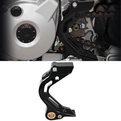 Canitu Front Sprocket Guard, CNC-Machined 6061 Aluminum Alloy Motorcycle Engine Case Protector, Chain Guard for Honda CRF 125F 2019–2025 (Black)