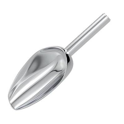 Stainless Steel Small Ice Scoop for Freezer,Scooper For Ice Bucket,Mini Metal Food Scoop For Ice Machine,6 Ounces