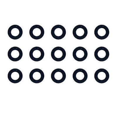 15 Pcs Tohatsu Lower Unit Drain Plug Gasket 332-60006-1, Lube Drain Screw Washer Replacement for Tohatsu 332600060M/332600060 Boat Drain Plug, Mallor 9-60103 332600060, Mercury 27-95220 332600061M